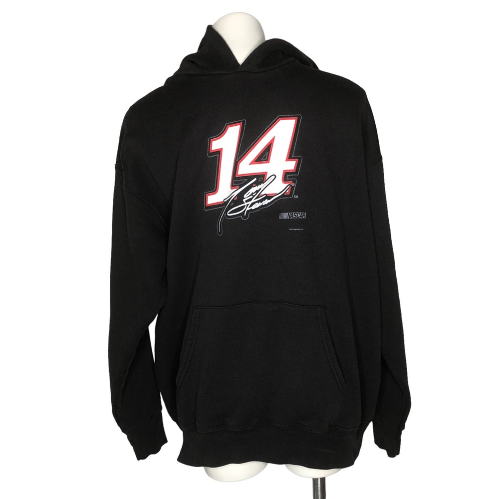 Men’s NASCAR Chase Authentics Tony Stewart #14 Stewart Haas Black Hoodie